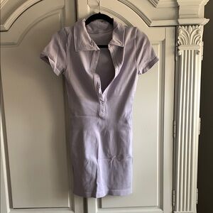 NWOT Stretchy Short Button Down Dress